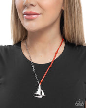 Load image into Gallery viewer, Sailboat Shimmer - Red