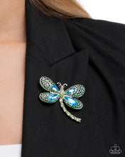 Load image into Gallery viewer, Divine Dragonfly - Green Brooch