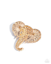 Load image into Gallery viewer, Elephant Empathy - Gold Brooch