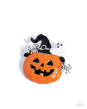 Load image into Gallery viewer, Historic Halloween - Orange Brooch