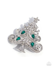 Load image into Gallery viewer, Twinkling Tannenbaum - Green Brooch