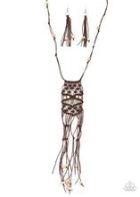 Load image into Gallery viewer, Macrame Majesty - Brown - Simply Sparkle with Rebecca