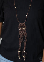 Load image into Gallery viewer, Macrame Majesty - Brown - Simply Sparkle with Rebecca