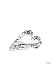 Load image into Gallery viewer, Heartfelt Hint - Silver Claw Clip

