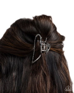 Heartfelt Hint - Silver Claw Clip