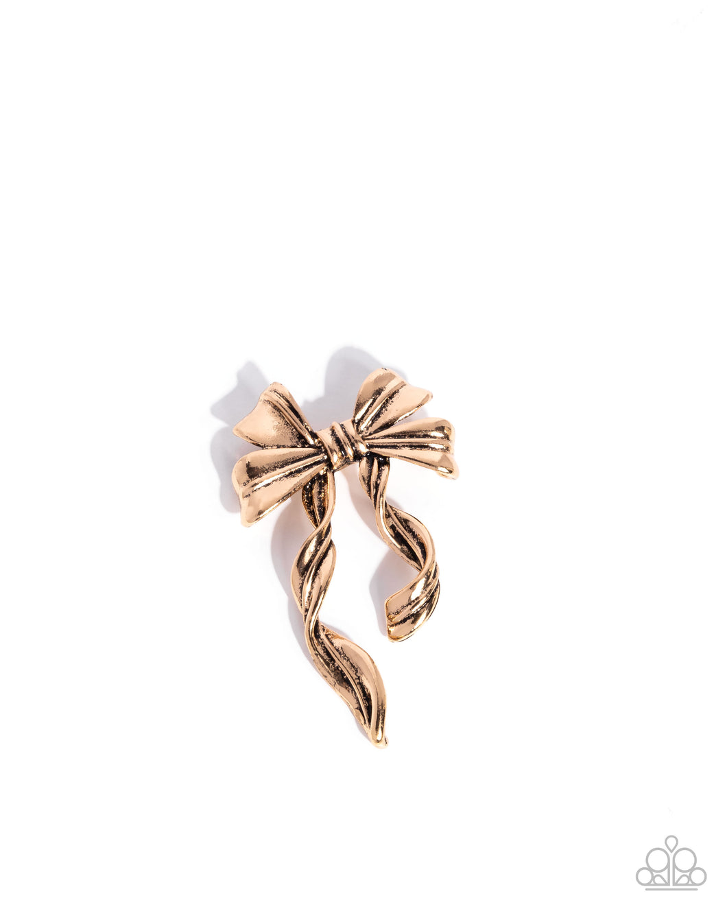 Bow Bonanza - Gold Brooch