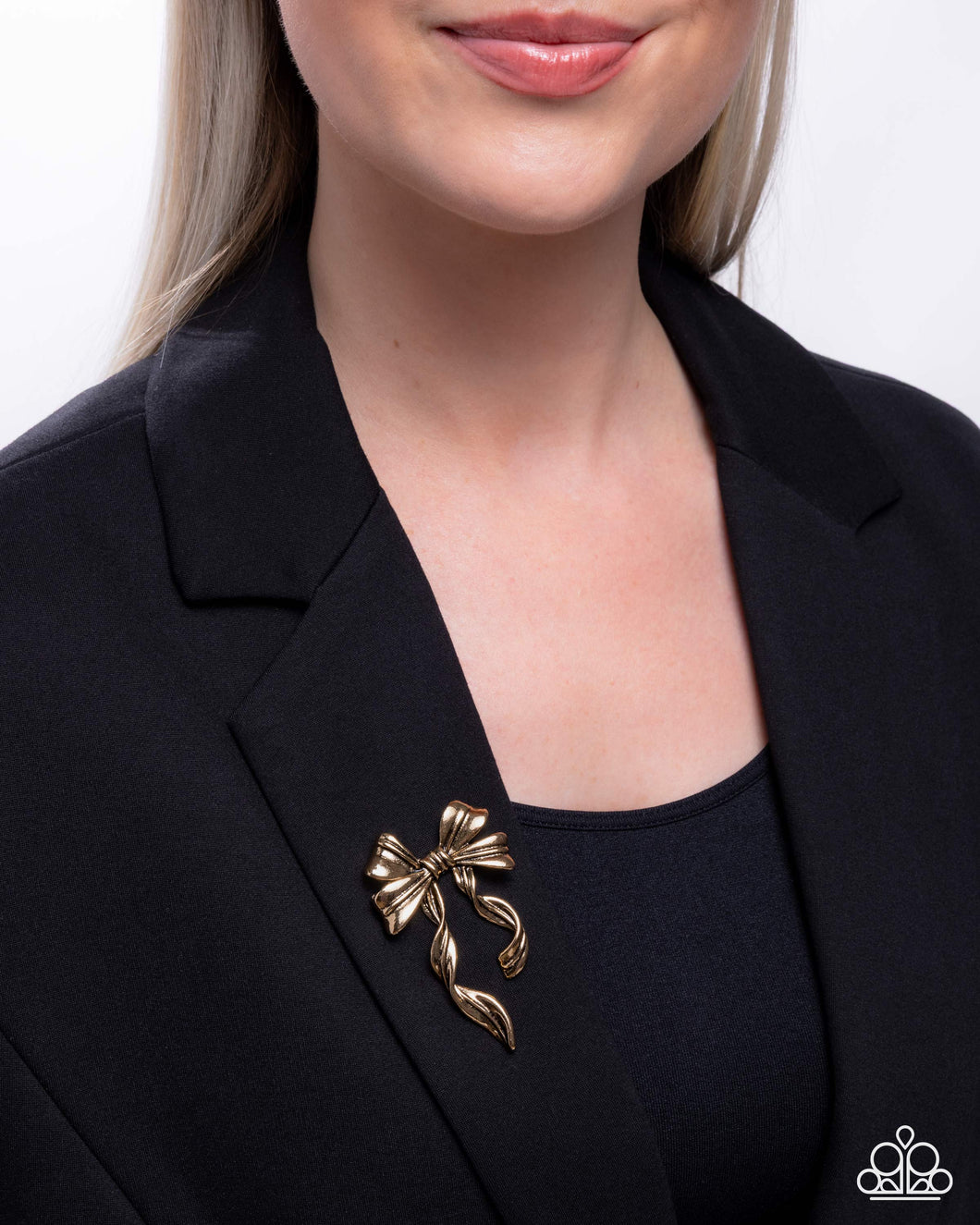 Bow Bonanza - Gold Brooch