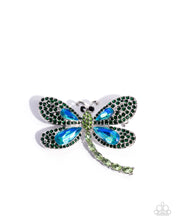 Load image into Gallery viewer, Divine Dragonfly - Green Brooch
