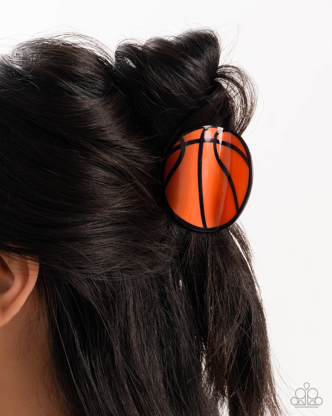 Basketball Babe - Orange Hair Clip