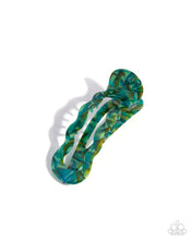 Load image into Gallery viewer, Jovial Jellyfish - Green Claw Clip
