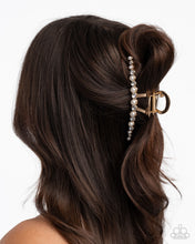 Load image into Gallery viewer, Social Shimmer - Gold Claw Clip
