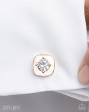 Load image into Gallery viewer, Emboldened Elegance - Gold Cuff Links
