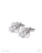Load image into Gallery viewer, Emboldened Elegance - White Cuff Links

