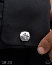 Load image into Gallery viewer, Emboldened Elegance - White Cuff Links
