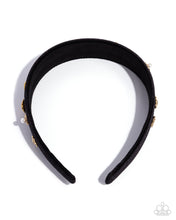 Load image into Gallery viewer, Charming Convocation - Black Headband
