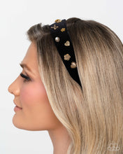 Load image into Gallery viewer, Charming Convocation - Black Headband
