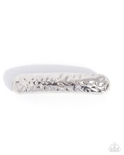 Load image into Gallery viewer, Embossed Ease - Silver Barrette
