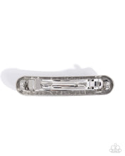 Load image into Gallery viewer, Embossed Ease - Silver Barrette
