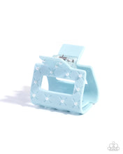 Load image into Gallery viewer, Pearly Push - Blue Claw Clip
