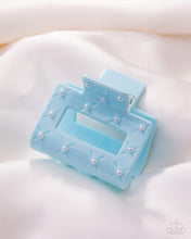 Load image into Gallery viewer, Pearly Push - Blue Claw Clip
