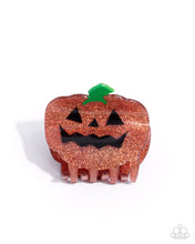 Load image into Gallery viewer, Jubilant Jack-O-Lantern - Orange Claw Clip
