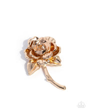 Load image into Gallery viewer, Refulgent Rose - Gold Brooch
