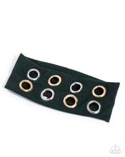 Load image into Gallery viewer, Glitzy Grommets - Green Headband
