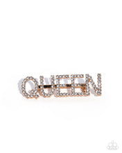 Load image into Gallery viewer, Queen Behavior - Gold Brooch
