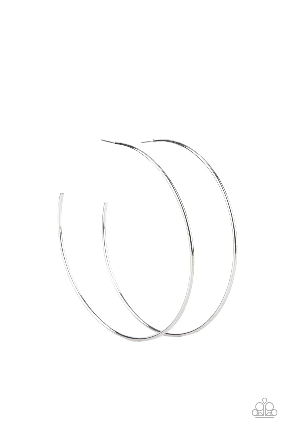 Colossal Couture - Silver Hoop