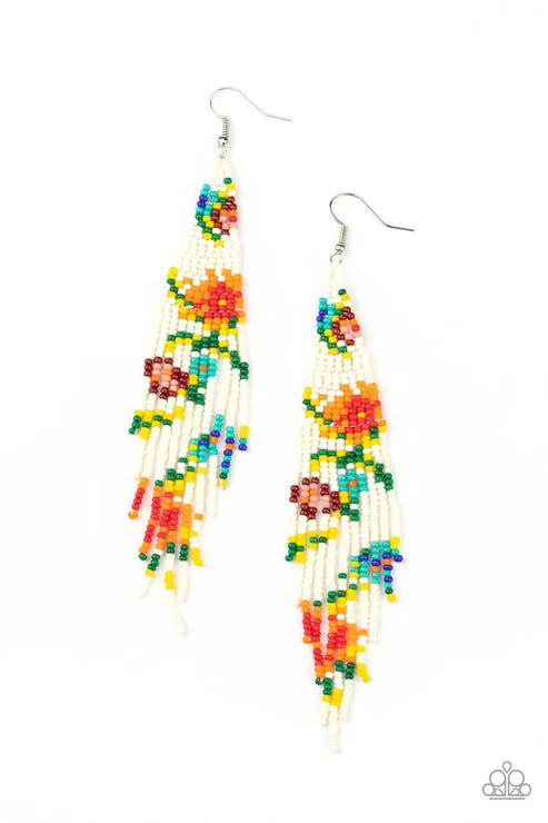 Beaded Gardens - White