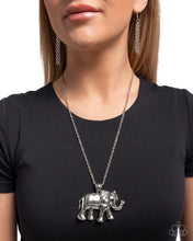 Load image into Gallery viewer, Elaborate Elephant - Silver
