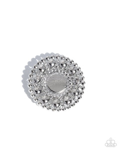 Posh Paladin - White Brooch