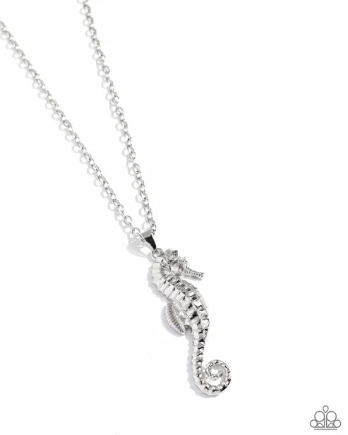 Sparkling Seahorse - Silver