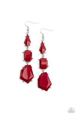 Geo Getaway - Red - Simply Sparkle with Rebecca