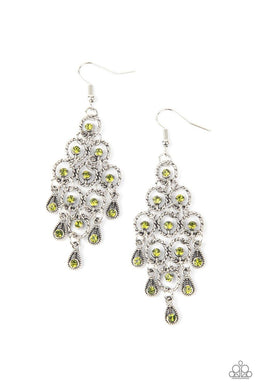 Chandelier Cameo - Green - Simply Sparkle with Rebecca